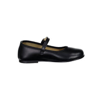 Childrenchic Black Leather Soft Mary Jane