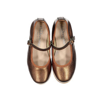Childrenchic Bronze Suede Soft Mary Jane