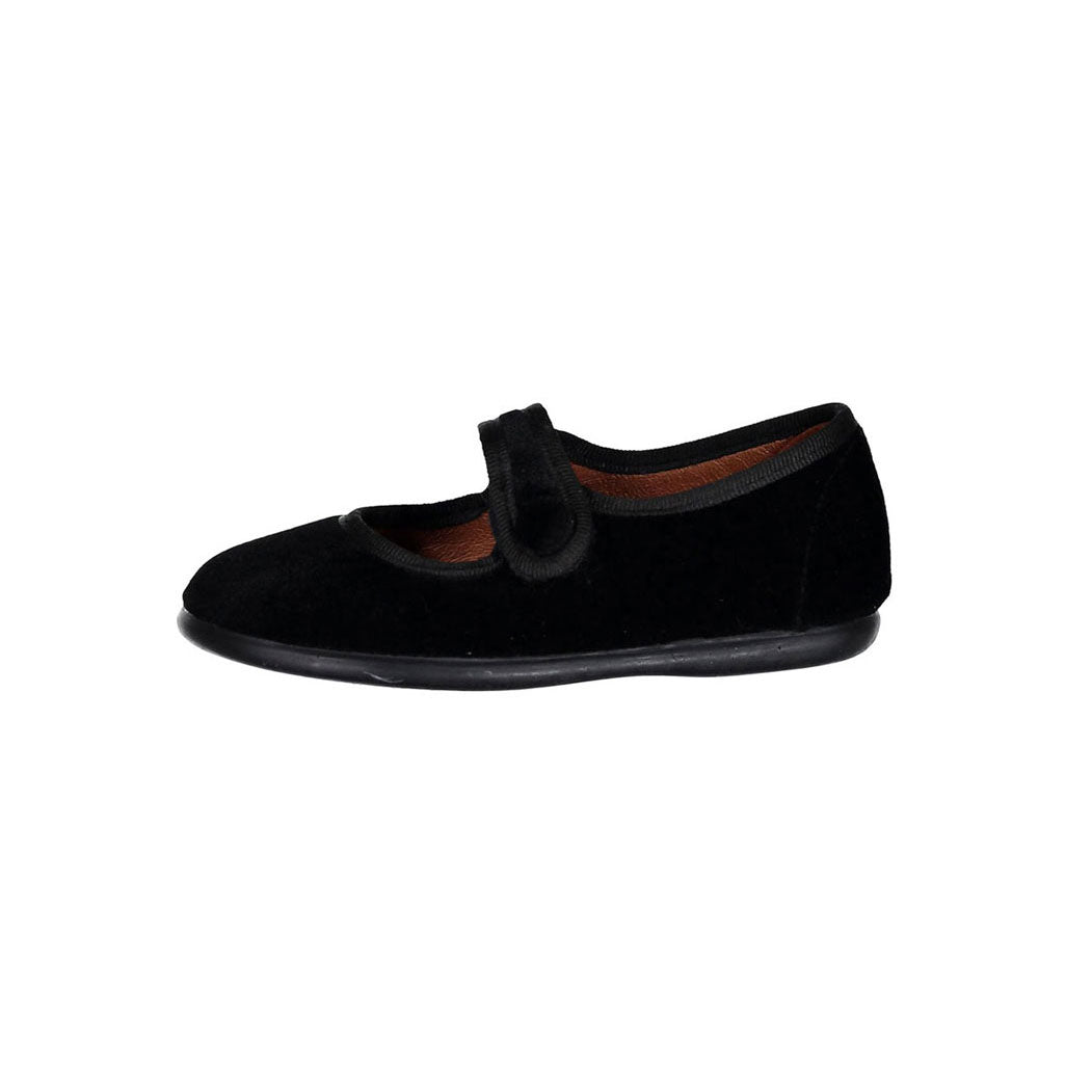 Childrenchic Black Velvet Mary Jane