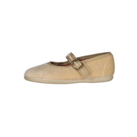 Childrenchic Cream Velvet Mary jane with buckle