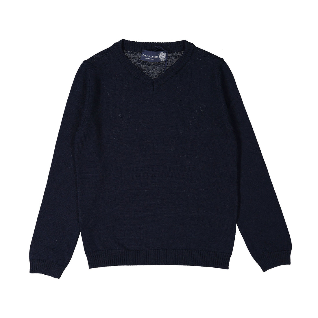 Dal Lago Navy V Neck Sweater