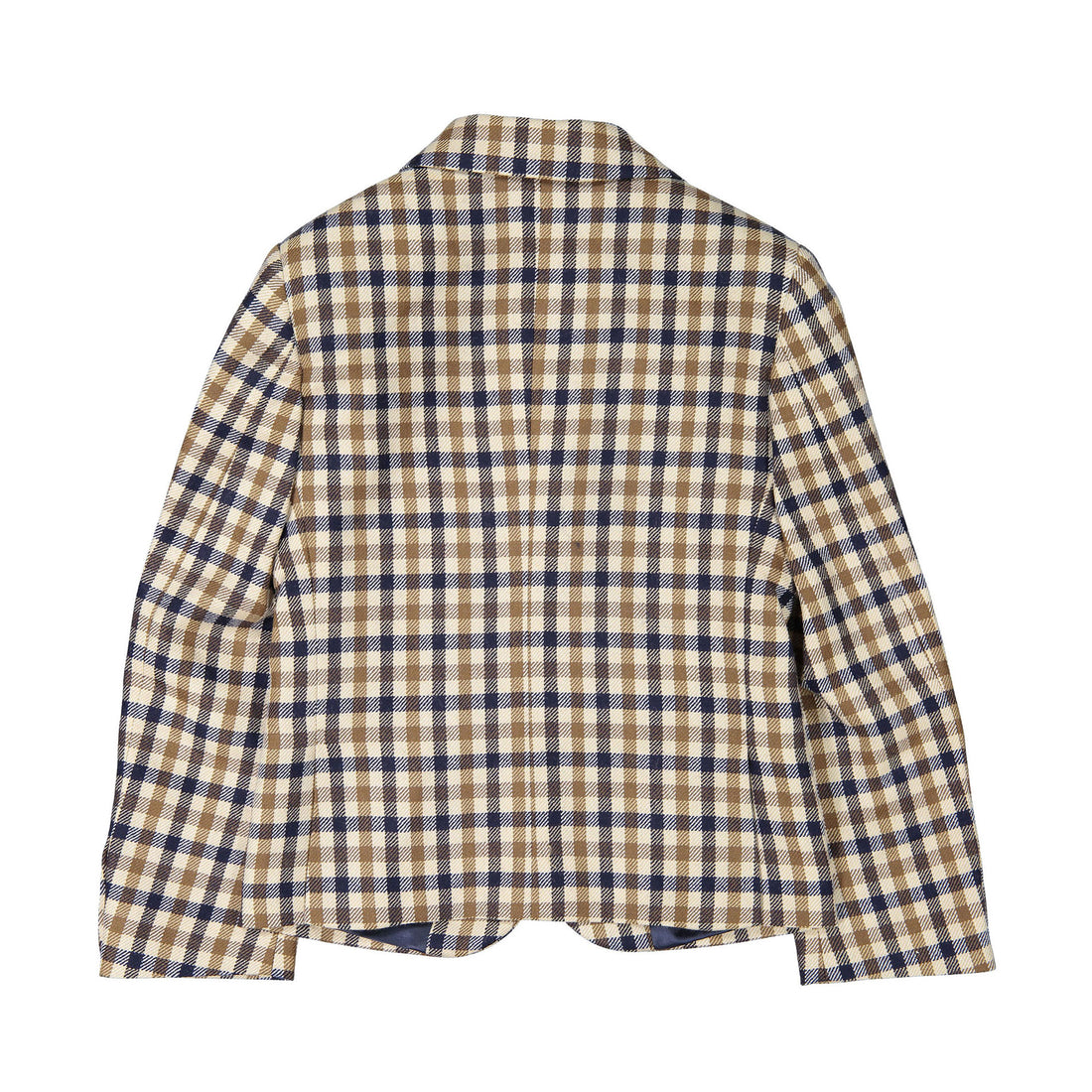 Dal Lago Dark Blue Plaid Blazer