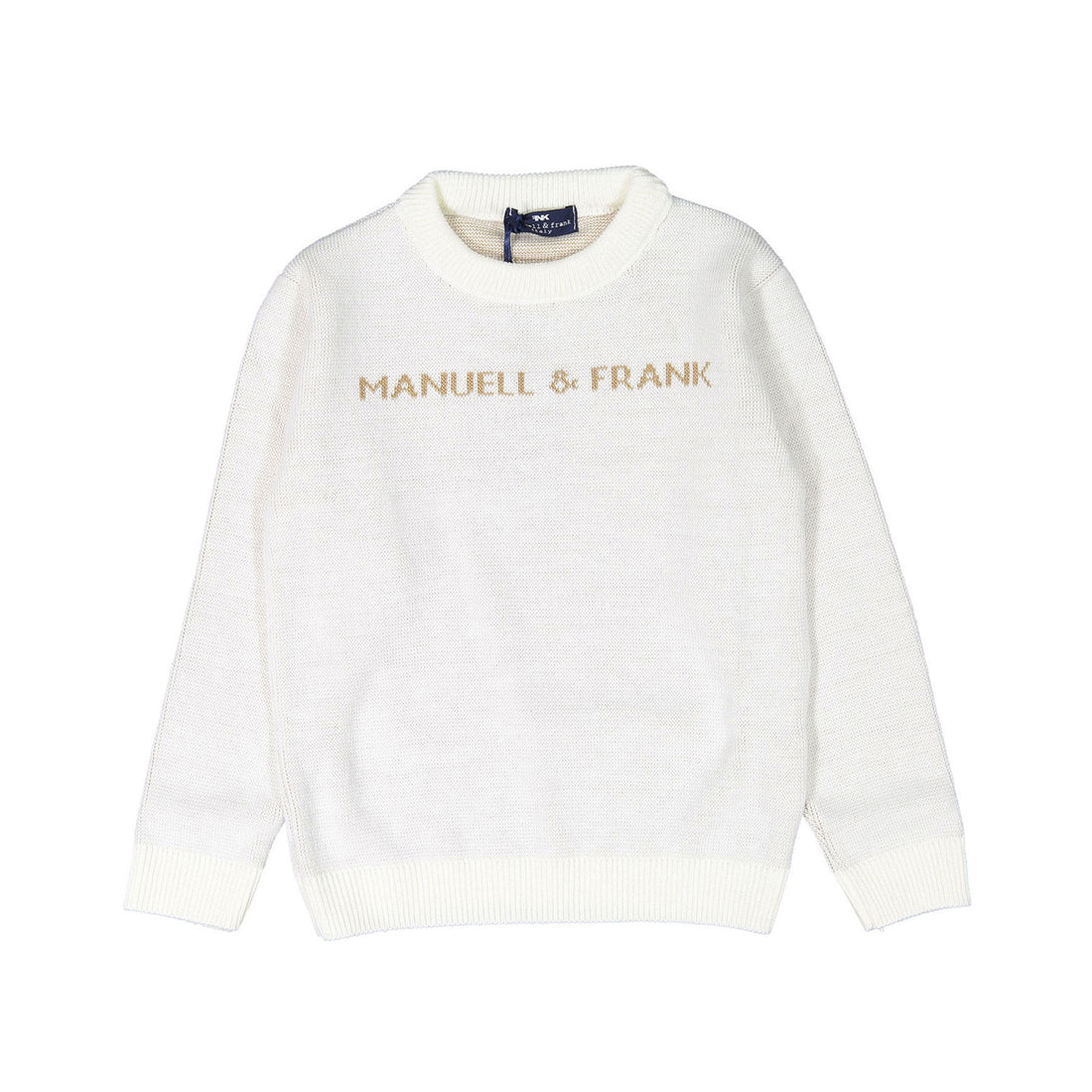 Manuelle Frank Ivory/Beige Crew Neck
