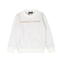 Manuelle Frank Ivory/Beige Crew Neck