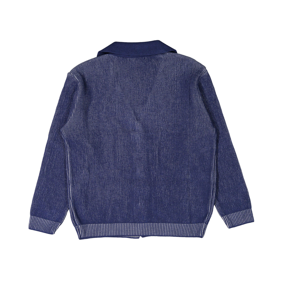 Manuelle Frank Royal Blue/Grey Knitted Shirt