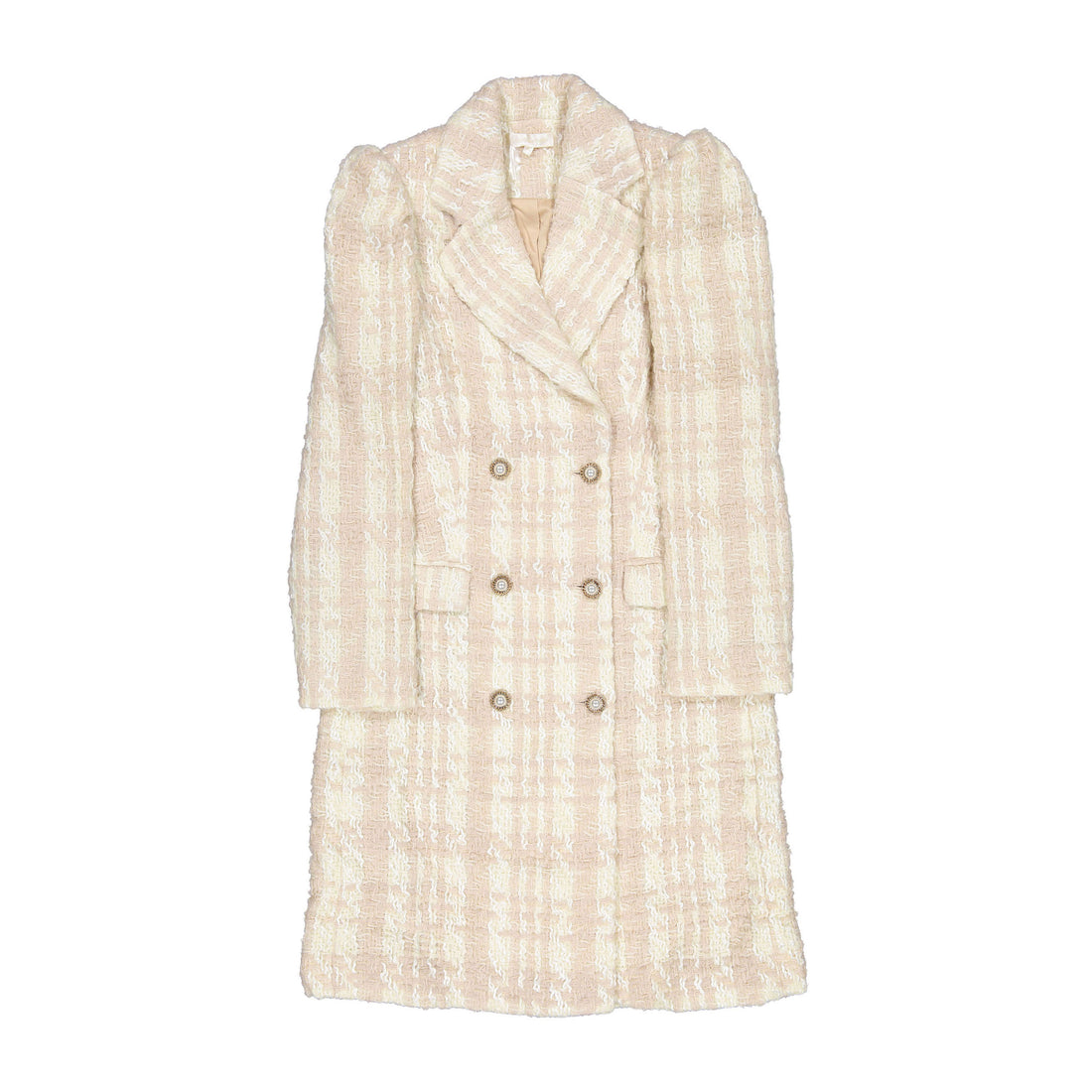 Love Shack Fancy Winter White Asryn Coat