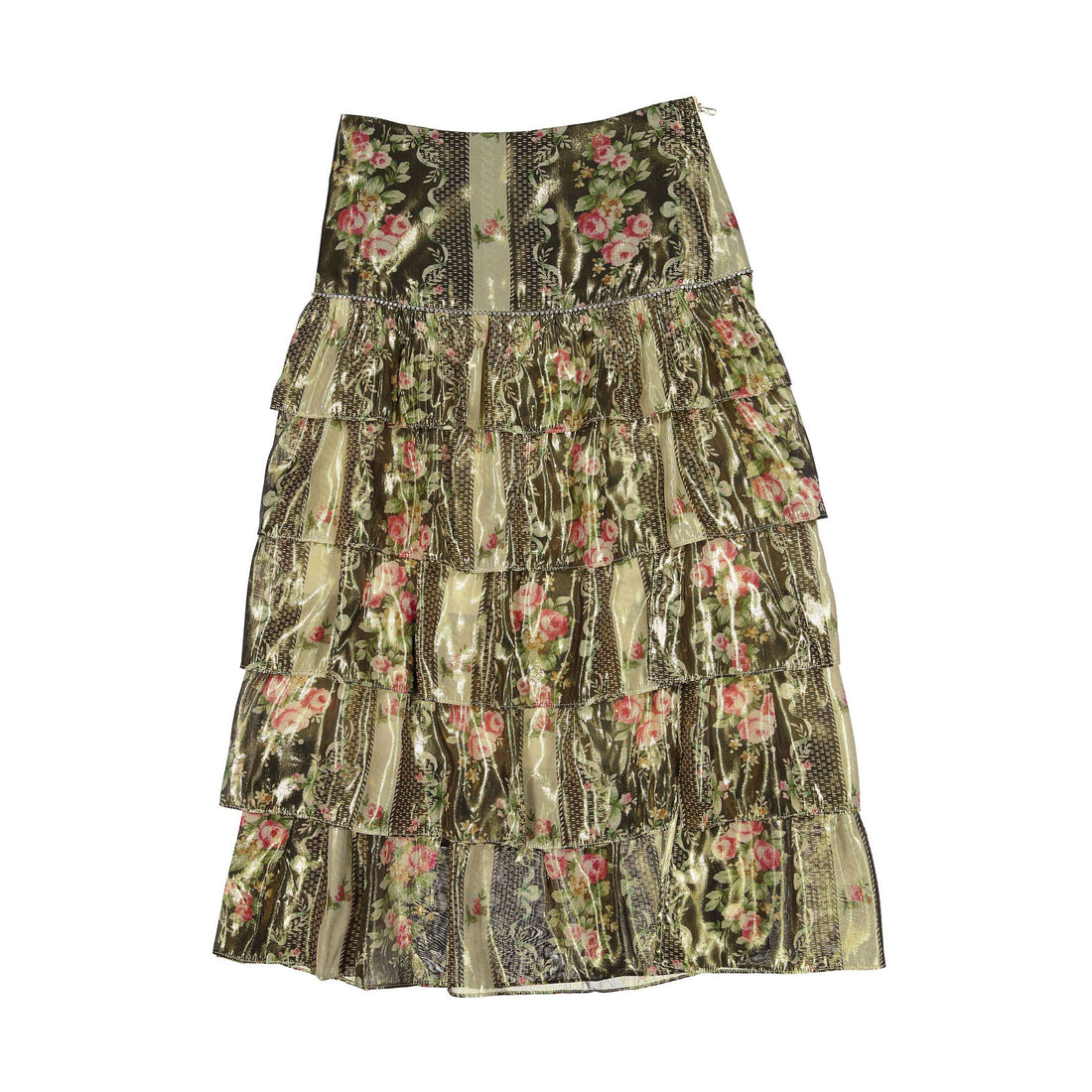 Love Shack Fancy Midnight Ruby Tandy Skirt