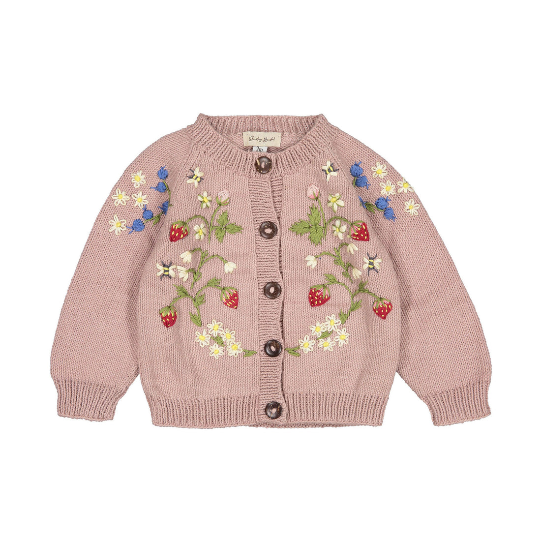 Shirley Bredal Dahlia Strawberry Cardigan