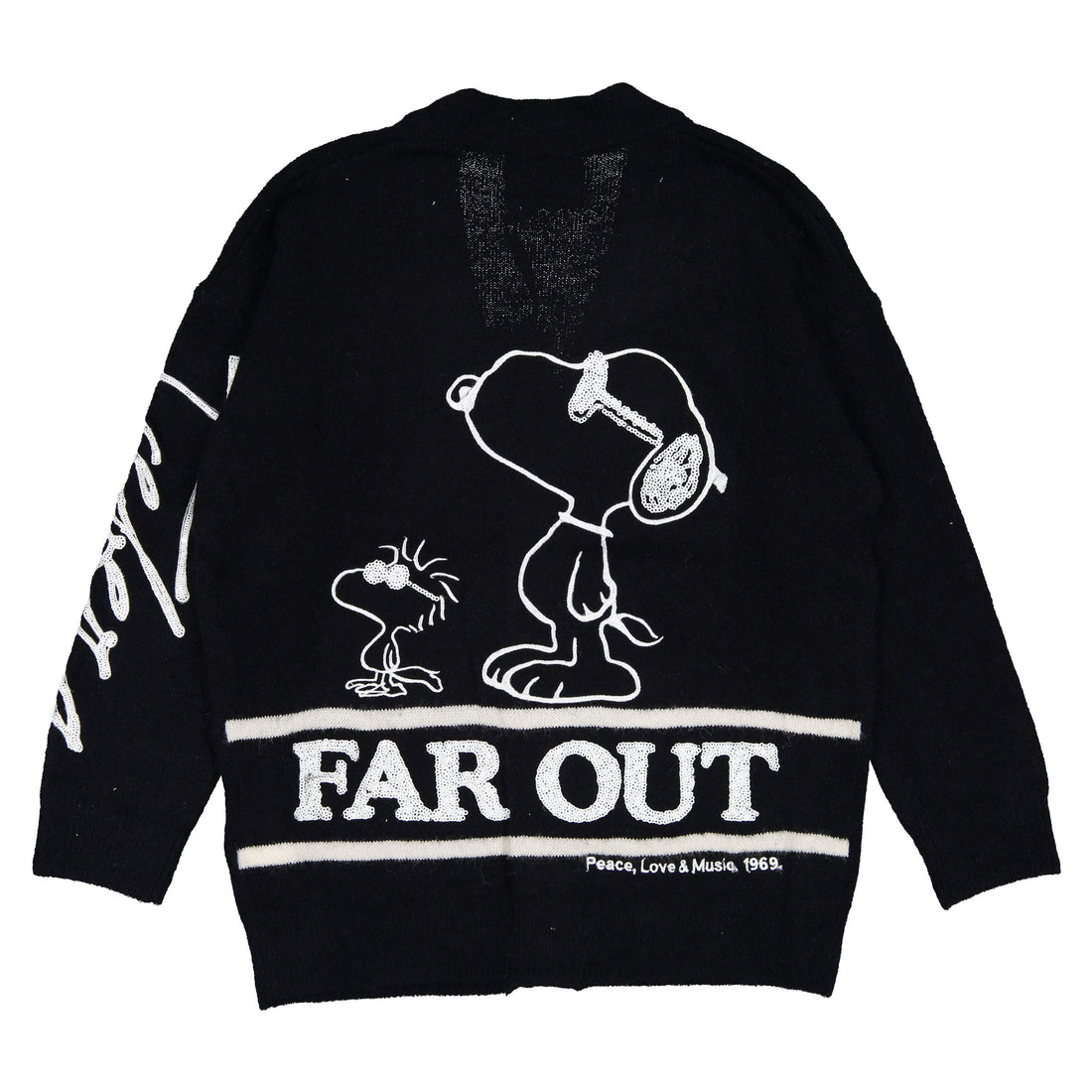 Iceberg Black Peanuts Cardigan