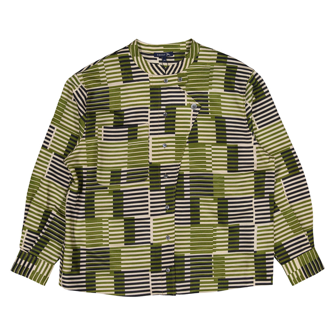 Soeur Khaki Philo Blouse