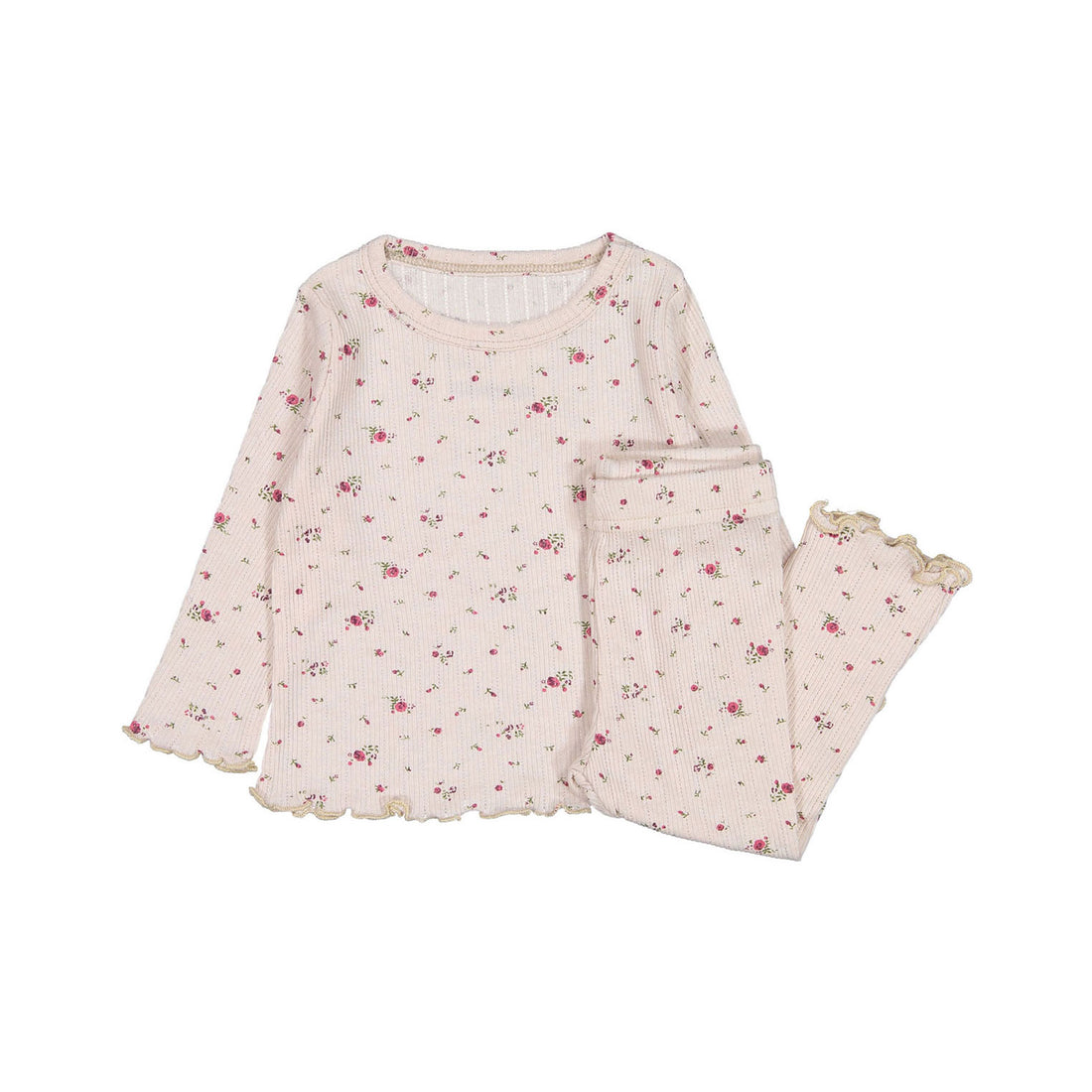 Brody Jane Pink Flower Eyelet Frill Set
