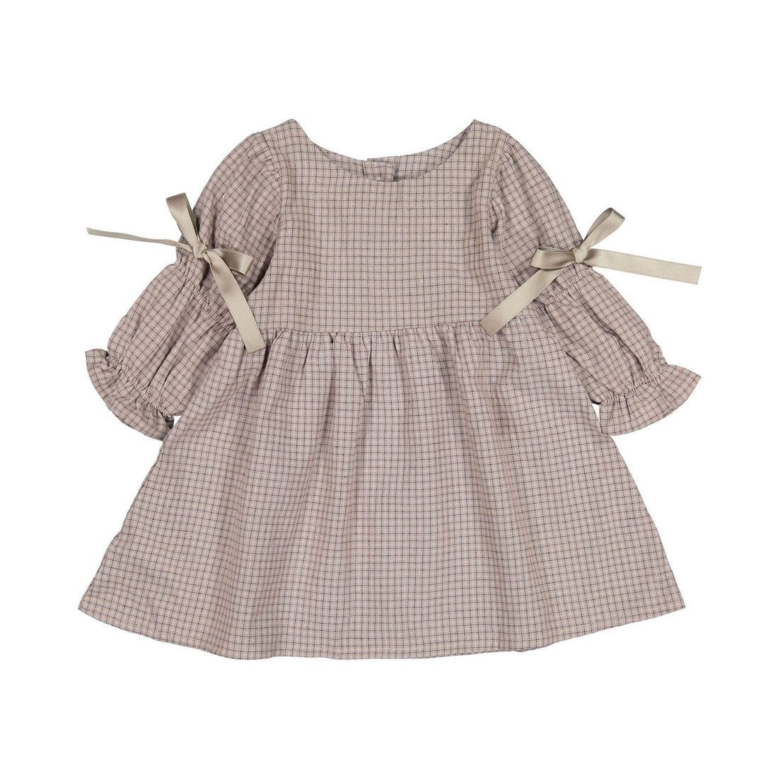 Aosta Check Ribbon Dress