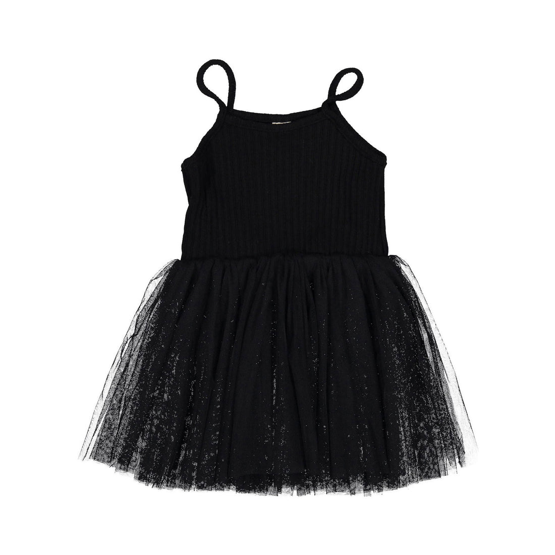 Aosta Black Camellia Dress
