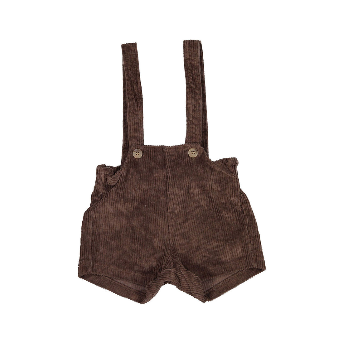 Hi Byebebe Barmond Rib Dungarees - Brown