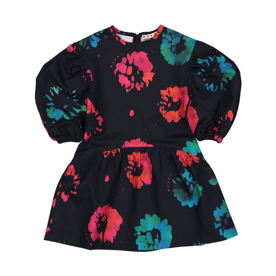 Marni Black Floral Dress