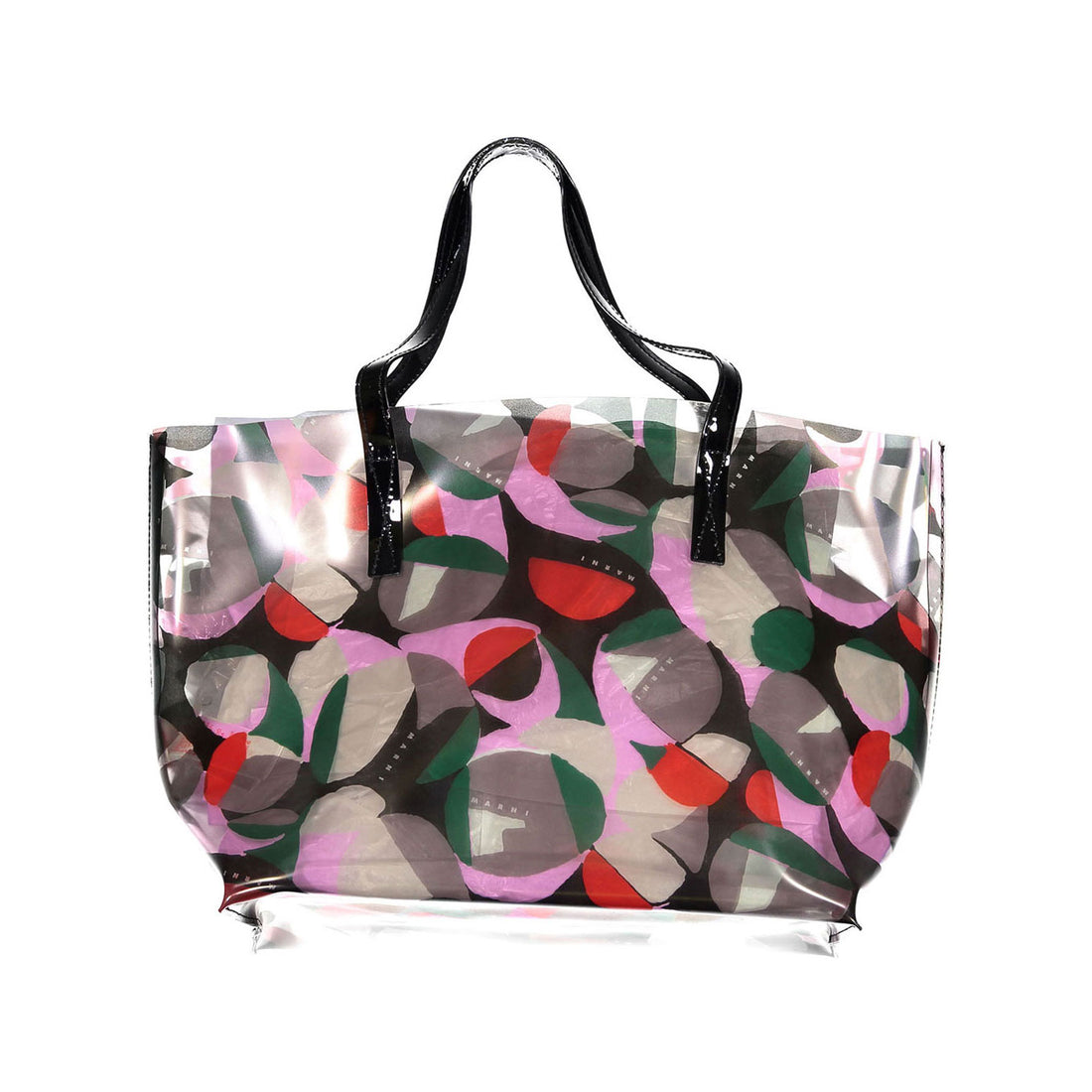 Marni Black Abstract Print Bag