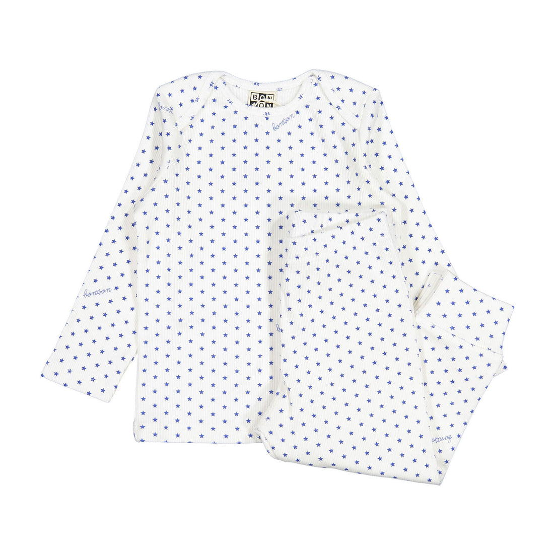 Bonton Blue Logo Legging Set