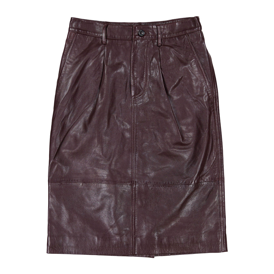 ba-sh Burgundy Urban Skirt