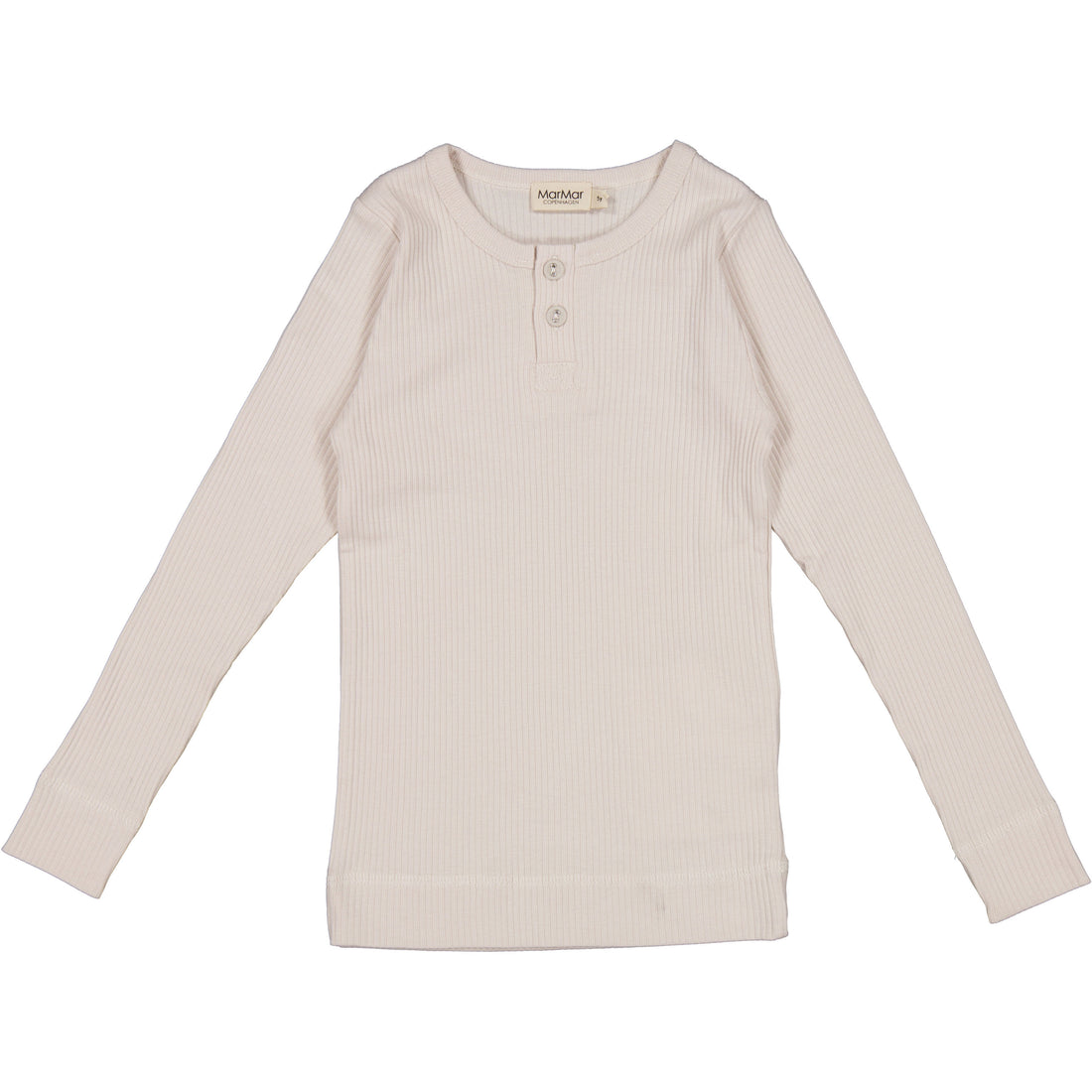 Marmar Copenhagen Vanilla Long Sleeve Henley Tee