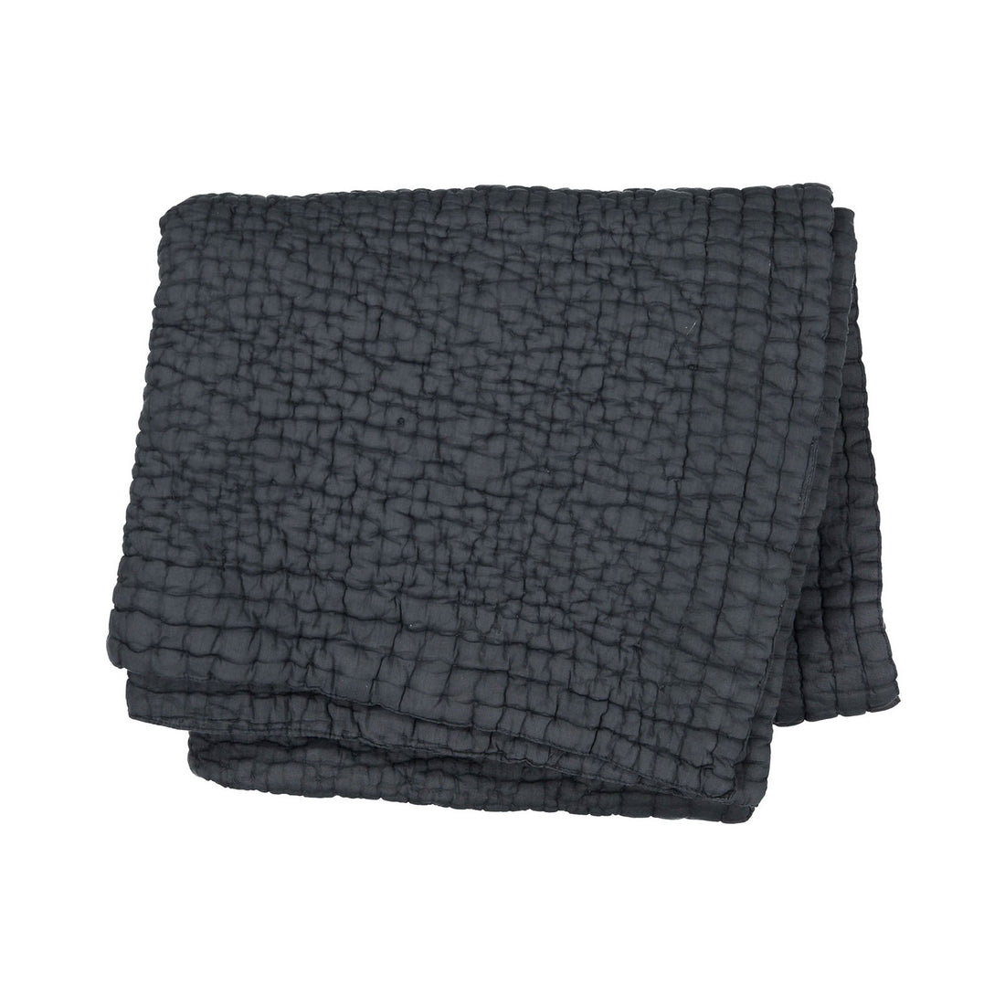 Bonpoint Dark Grey Throw Blanket