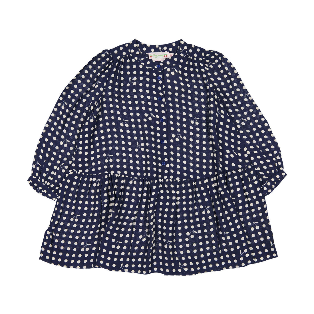 Bonpoint Navy Chery Dot Talitha Dress