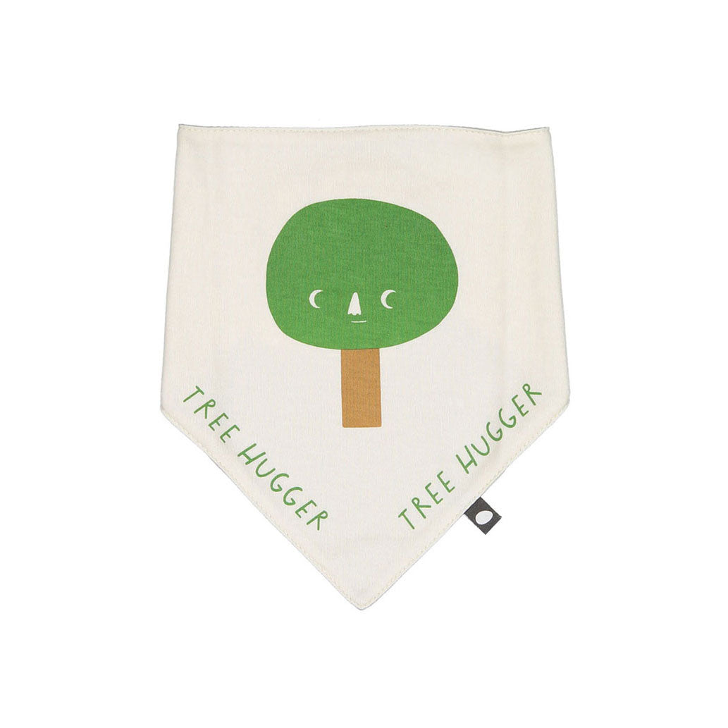 Oeuf Printed Bib-Tree Hugger/Gardenia