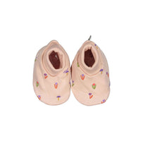 Oeuf Booties-Flower/Silver Peony