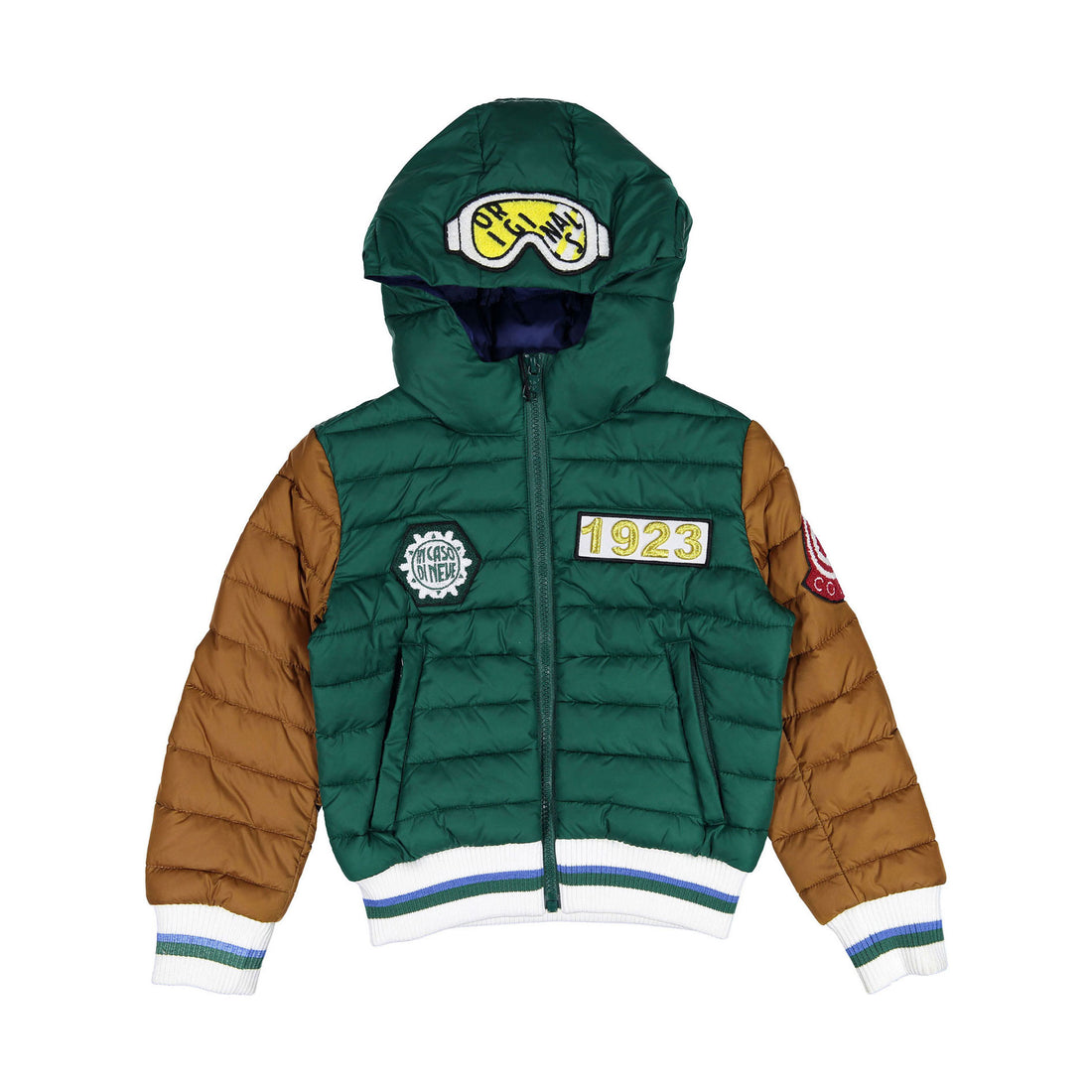 Colmar Green Colorblock Insulated Coat