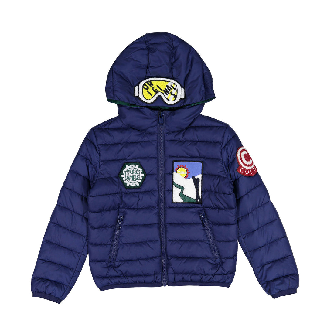 Colmar Navy Patch Detail Insulated Coat
