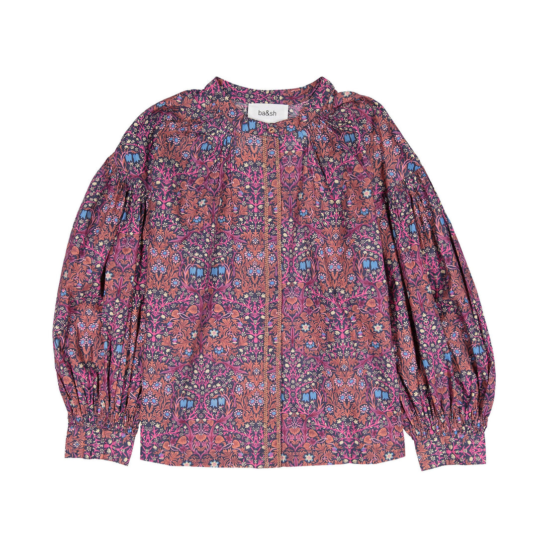 ba-sh Pink Floral Ulys Blouse