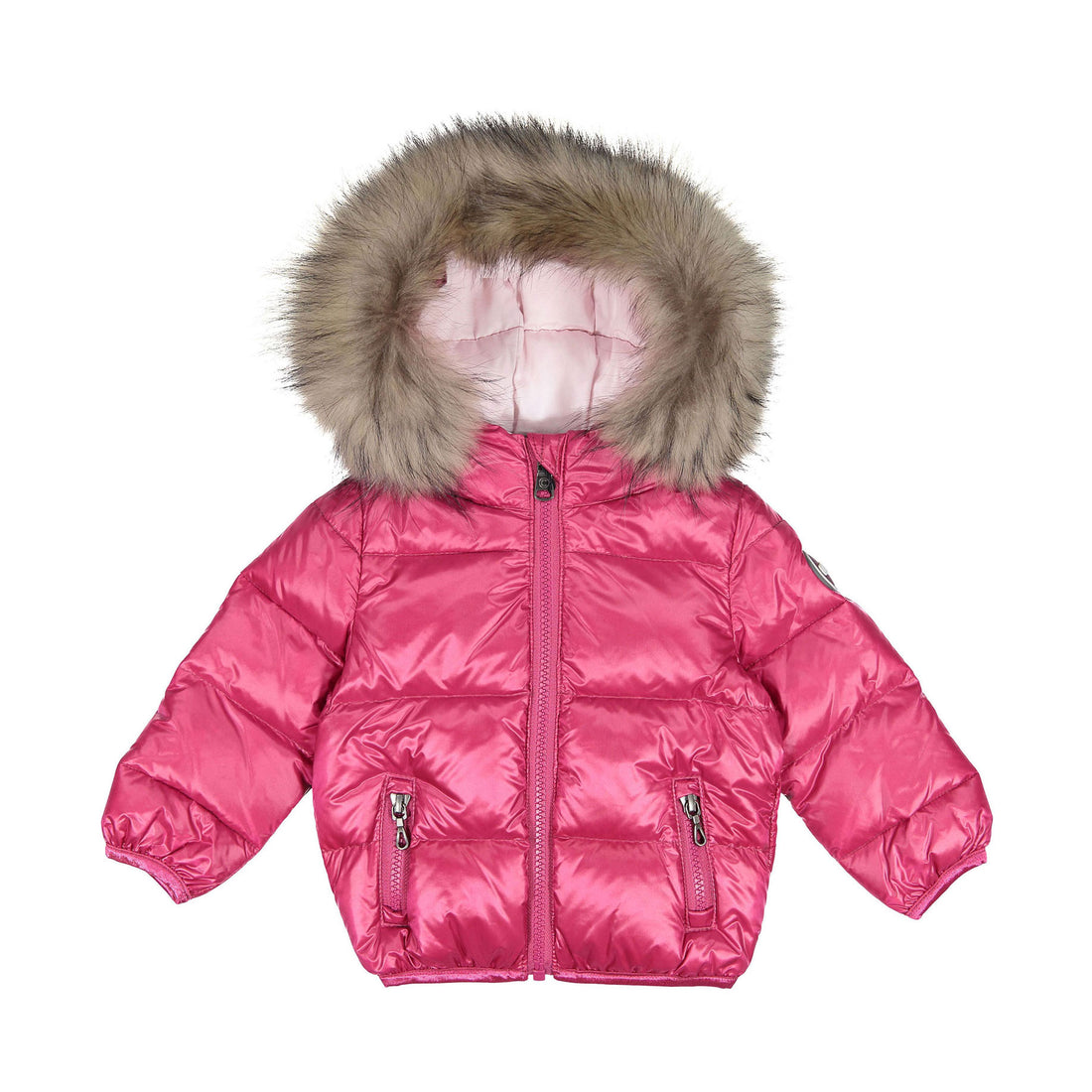 Colmar Magneta Baby Fur Hooded Puffer