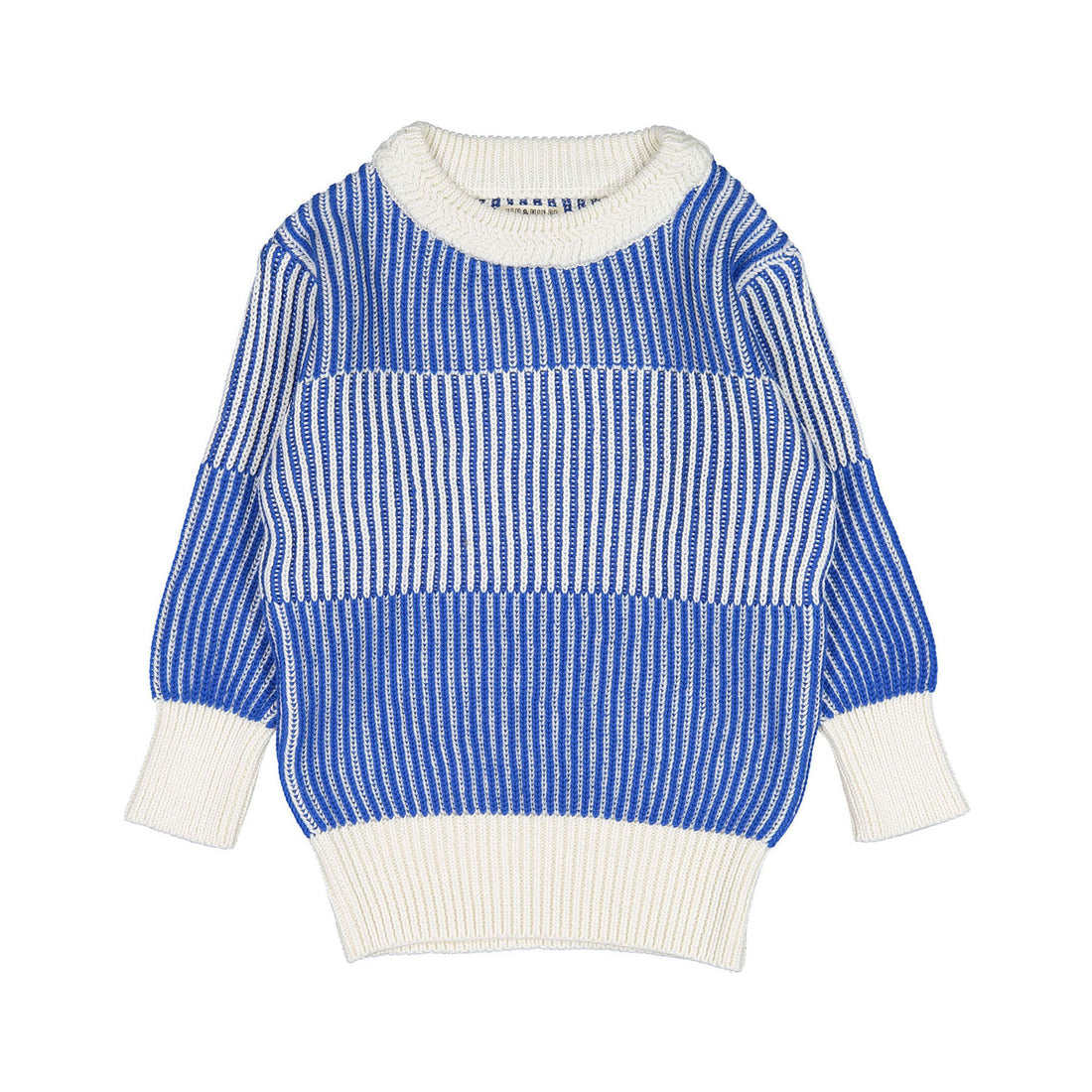 Fin and Vince Stripe Loop Sweater - Cobalt