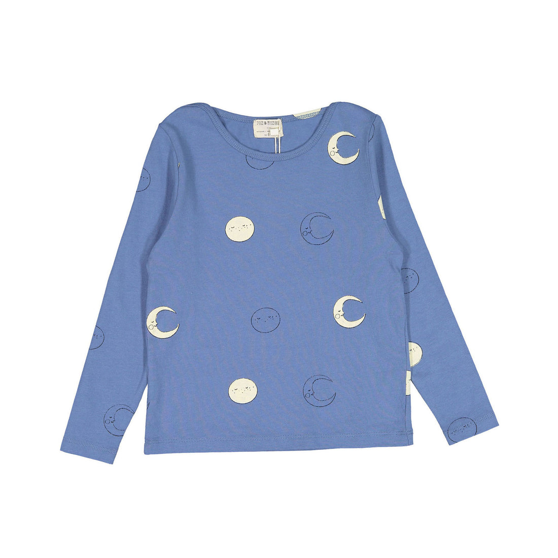 Fin and Vince Longsleeve T-Shirt - Vintage Blue Moon