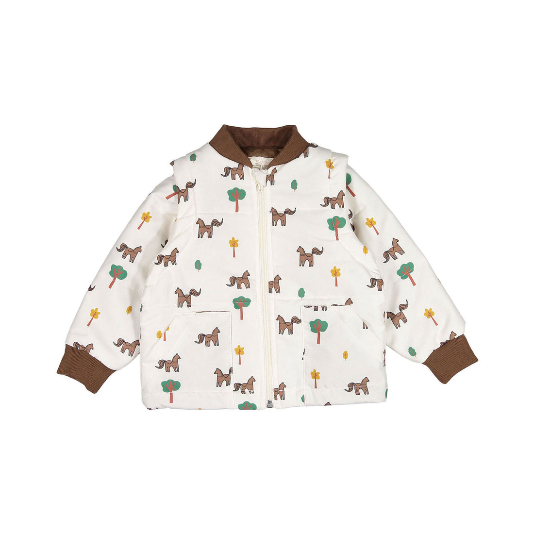 Fin and Vince Jacket - Pony Print