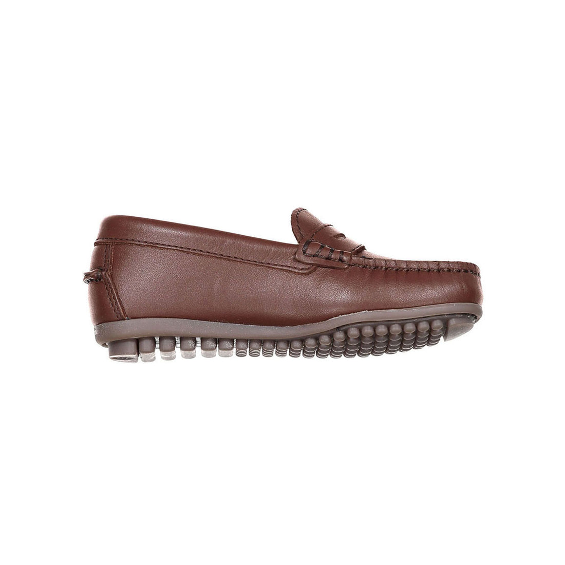 Childrenchic Mahogany Leather Classic Moccasins