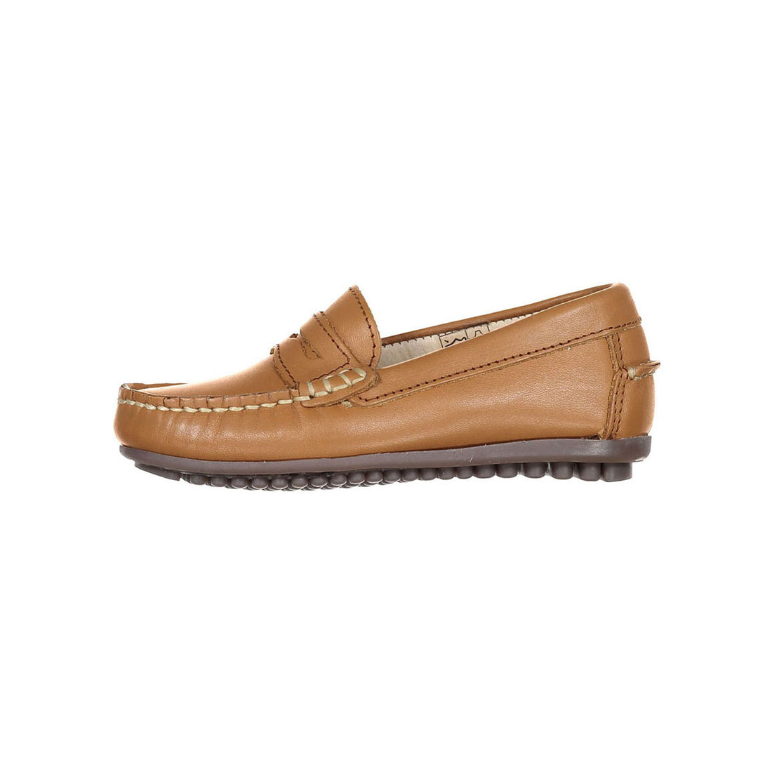 Childrenchic Tan Leather Classic Moccasins