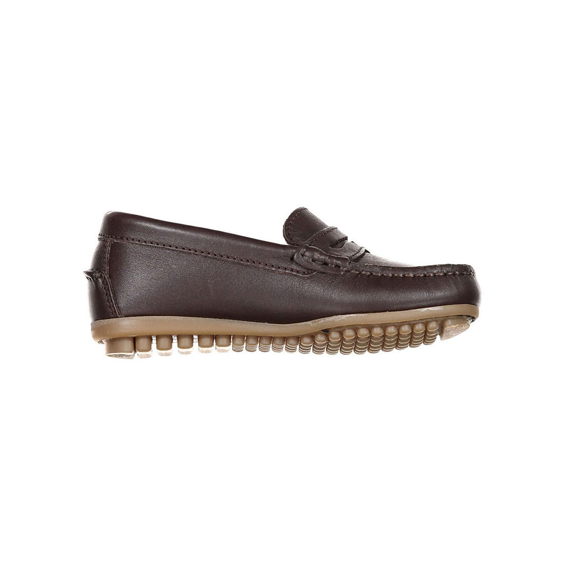 Childrenchic Brown Leather Classic Moccasins