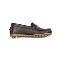 Childrenchic Brown Leather Classic Moccasins