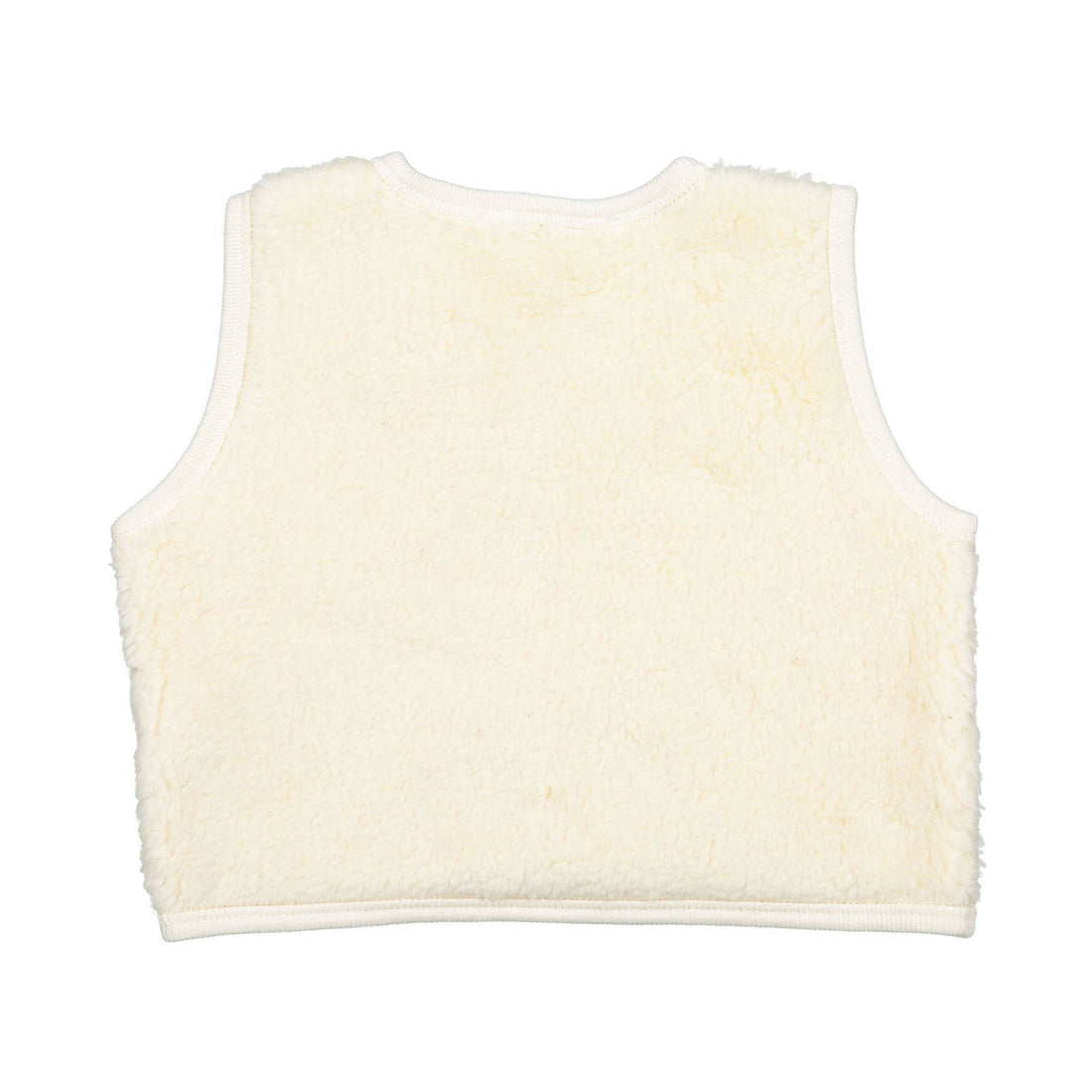 Bonpoint Ecru Sheepskin Brava Gilet
