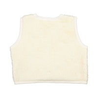 Bonpoint Ecru Sheepskin Brava Gilet