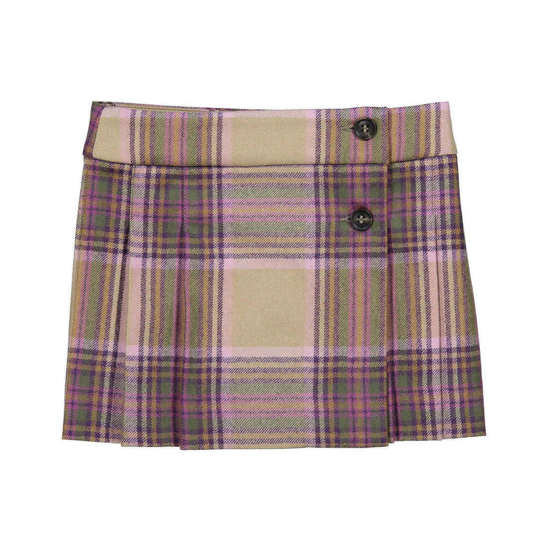 Bonpoint Hazelnut Tartan Talissa Skirt