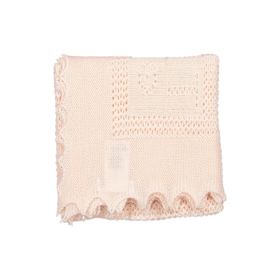 Bonpoint Pale Rose Thin Openwork Permant Blanket