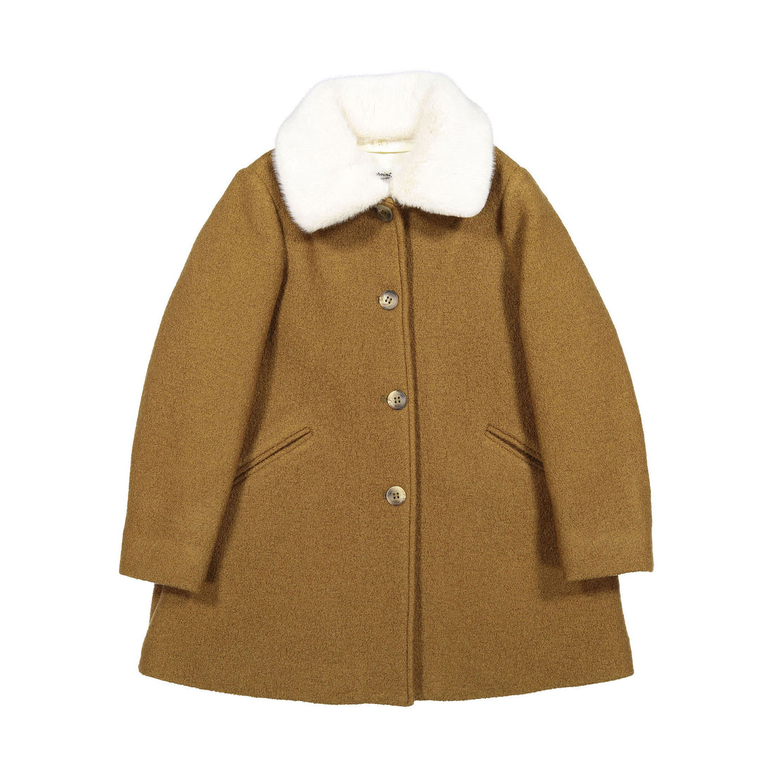 Bonpoint Light Khaki Wool Coat