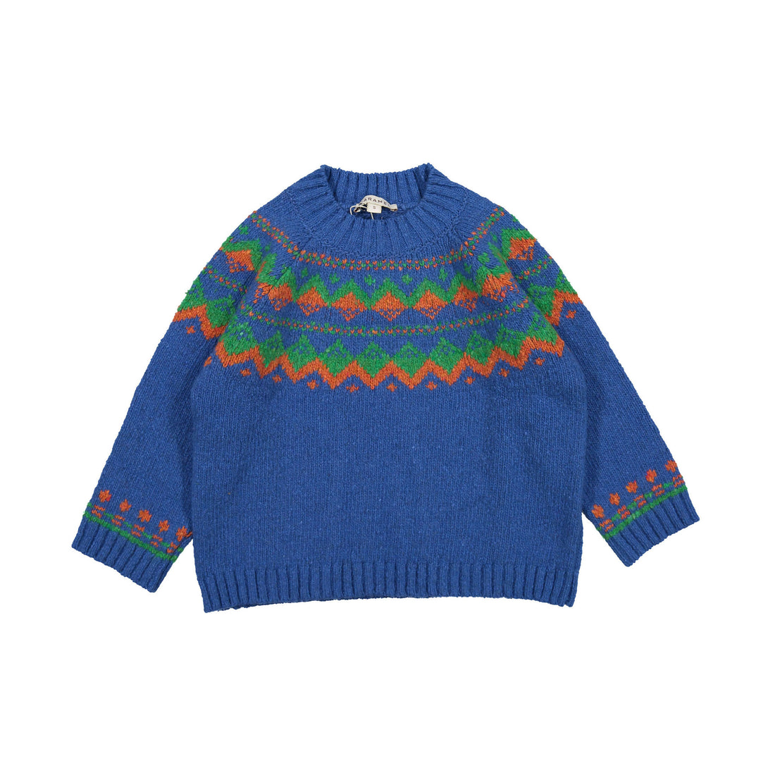 Caramel Azure Blue Fir Pullover