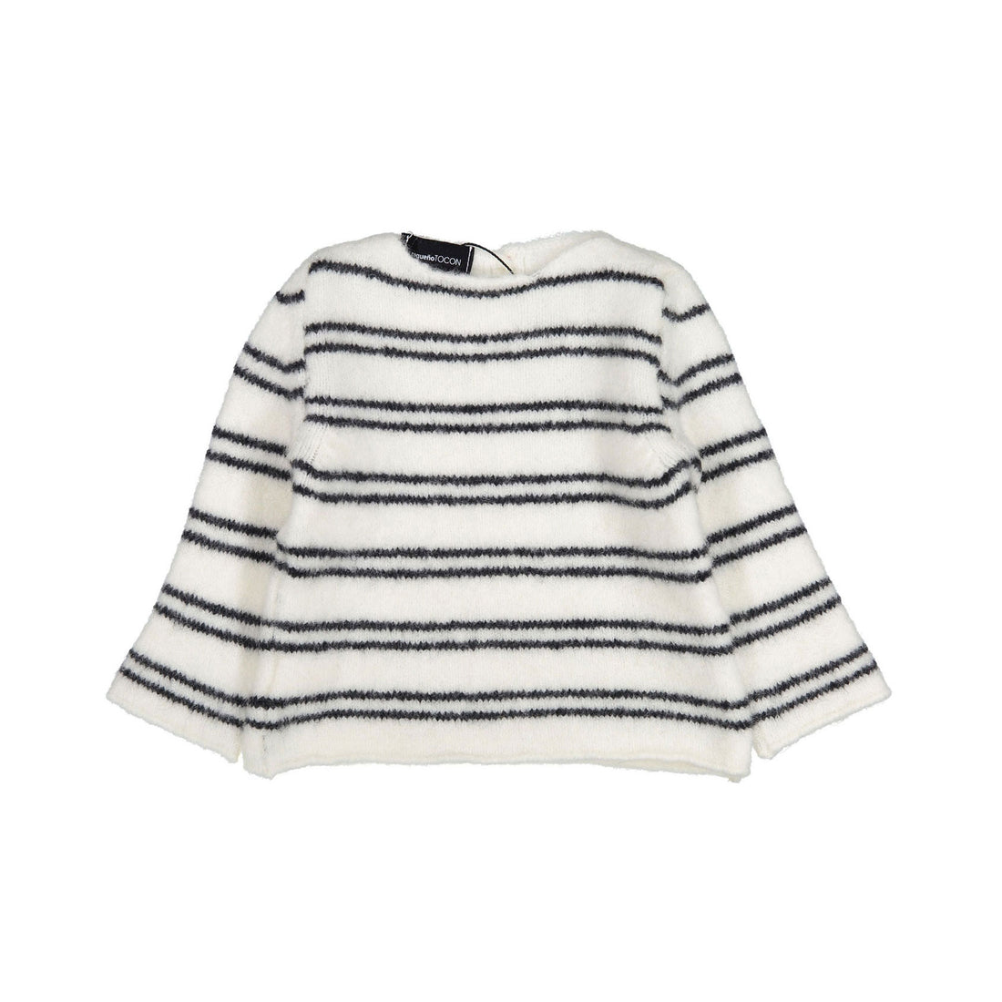 Pequeno TOCON Natural/Coal Baby Jersey Sweater