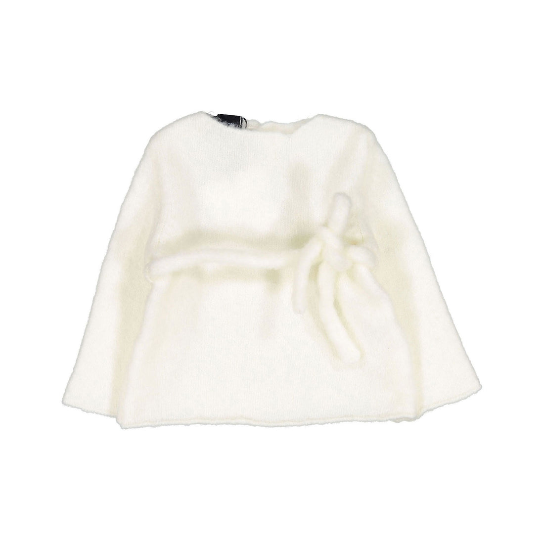 Pequeno TOCON Natural Baby Jersey Tie Sweater