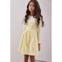 Steph Lemon Denim Pinafore