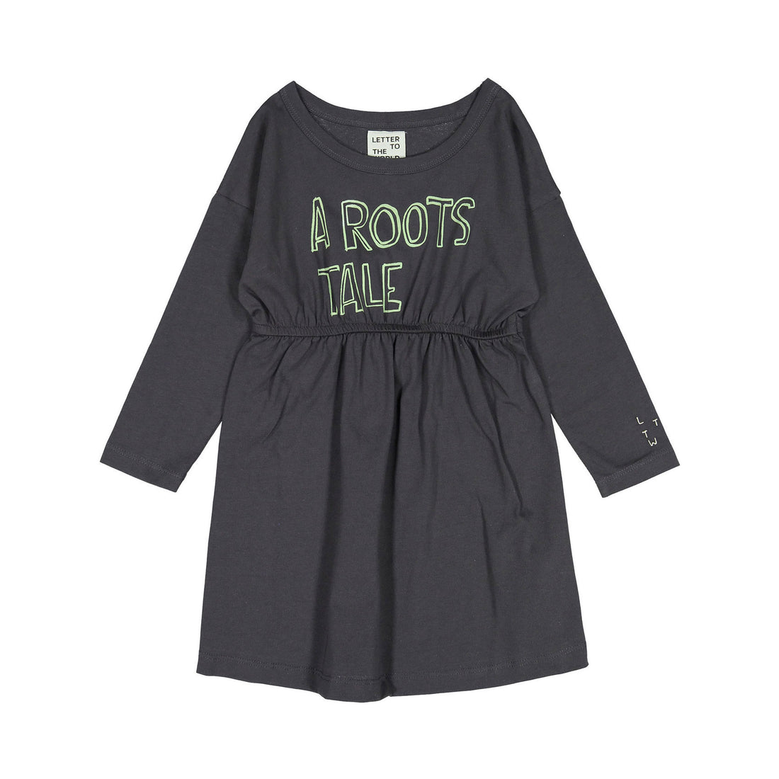 Letter To the World Charcoal Spruce Dress