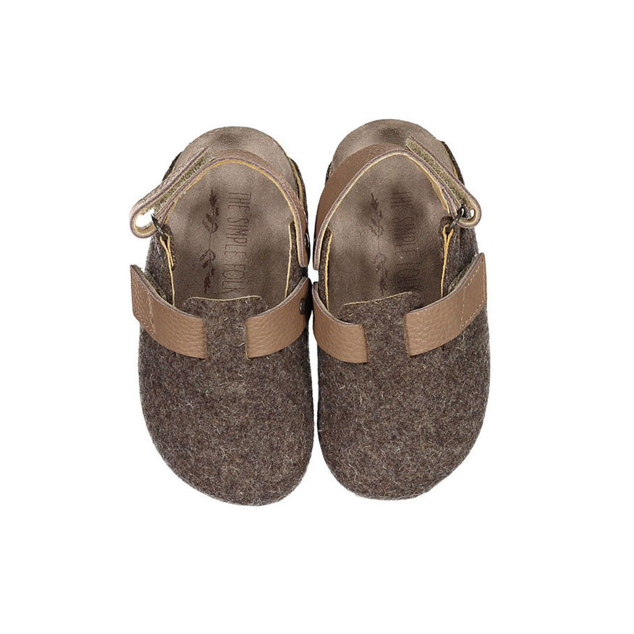 The Simple Folk The Wool Slip On -Cocoa