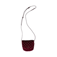 Bonpoint Ruby Quilted Velvet Bag